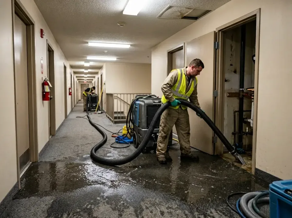 multi-unit-apartment-hallway-f-005 — frequently asked questions, Emergency Burst Pipe Water Extraction & Removal in Carencro…